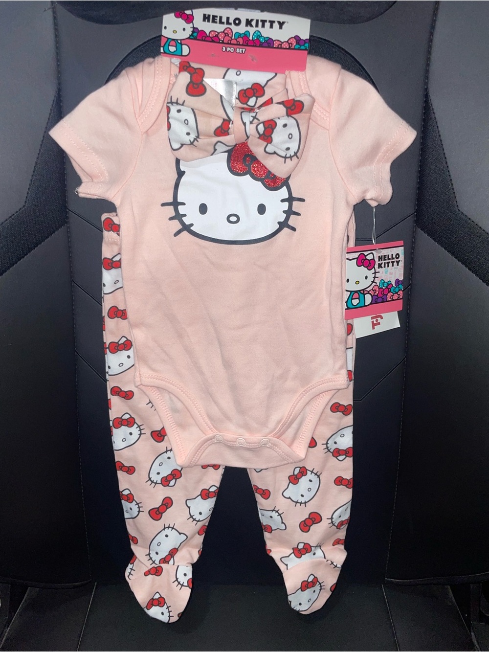 Hello Kitty Baby Pink Set with Bow